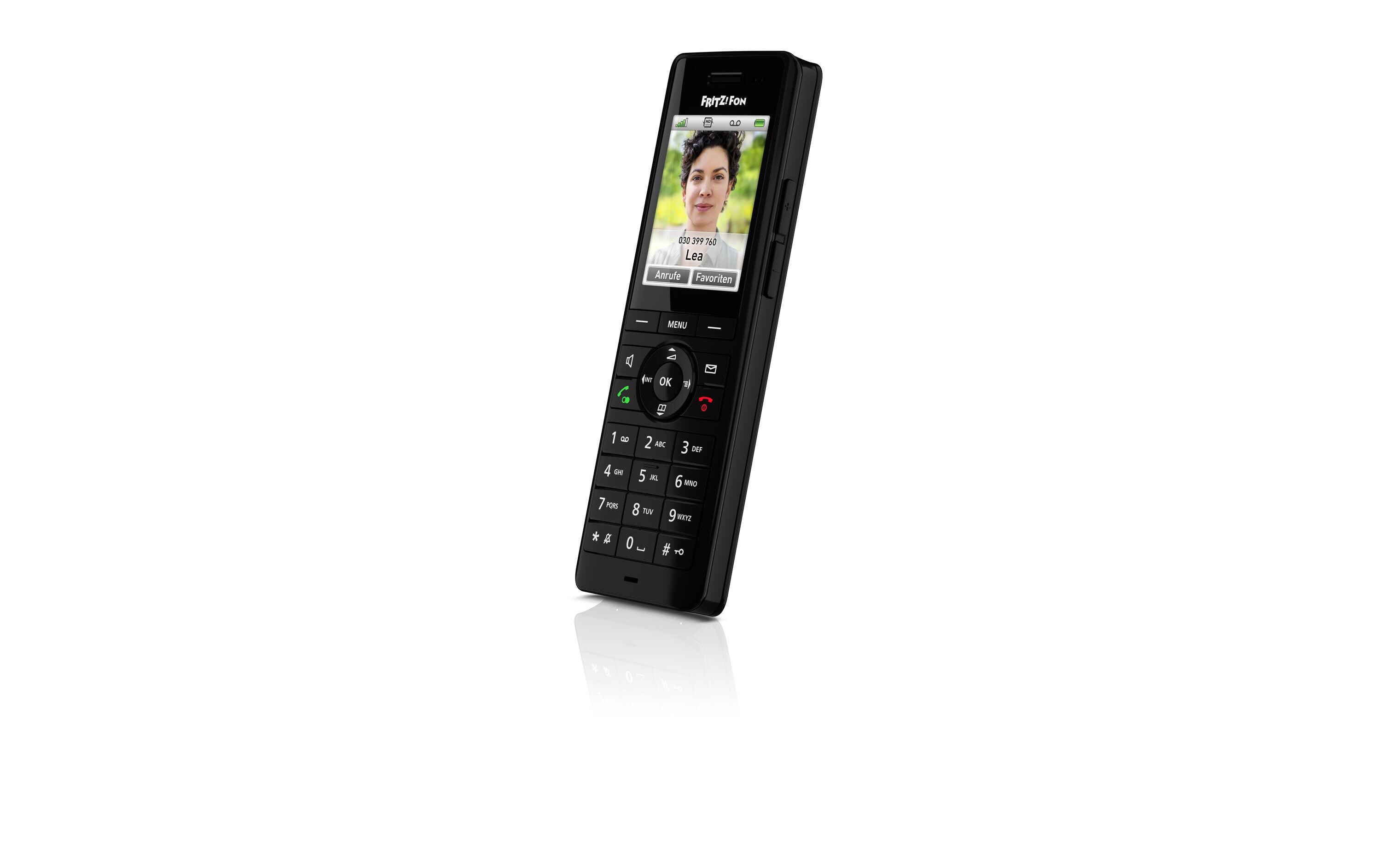 Mobilteil FRITZ!Fon X6 SchwarzDas Multitalent für Telefonie und Smart Home