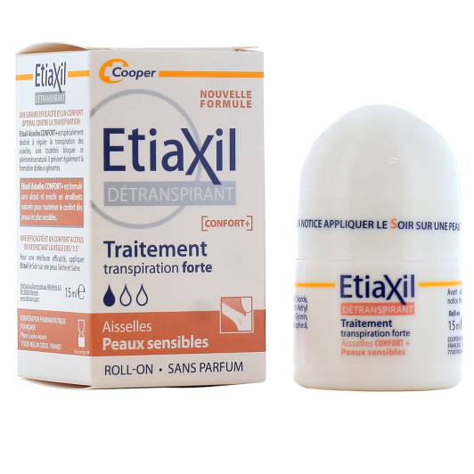 Etiaxil Détranspirant Aisselle Confort+ Transpiration excessive