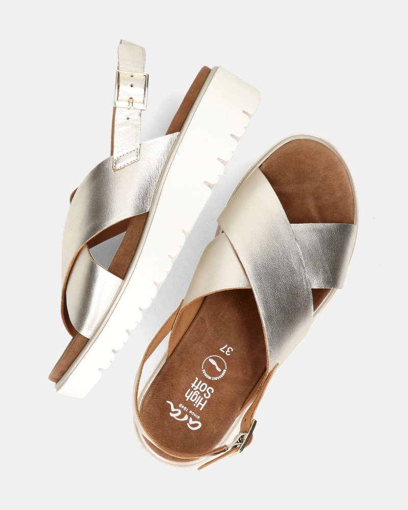 Ara Bilbao S Sandalen  - goud