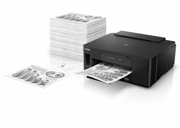 Canon PIXMA GM2050 - Printer - S/H - Duplex - blækprinter - kan genopfyldes - A4/Legal - 600 x 1200 dpi - op til 13 ipm - kapacitet: 350 ark - USB 2.0, LAN, Wi-Fi(n)