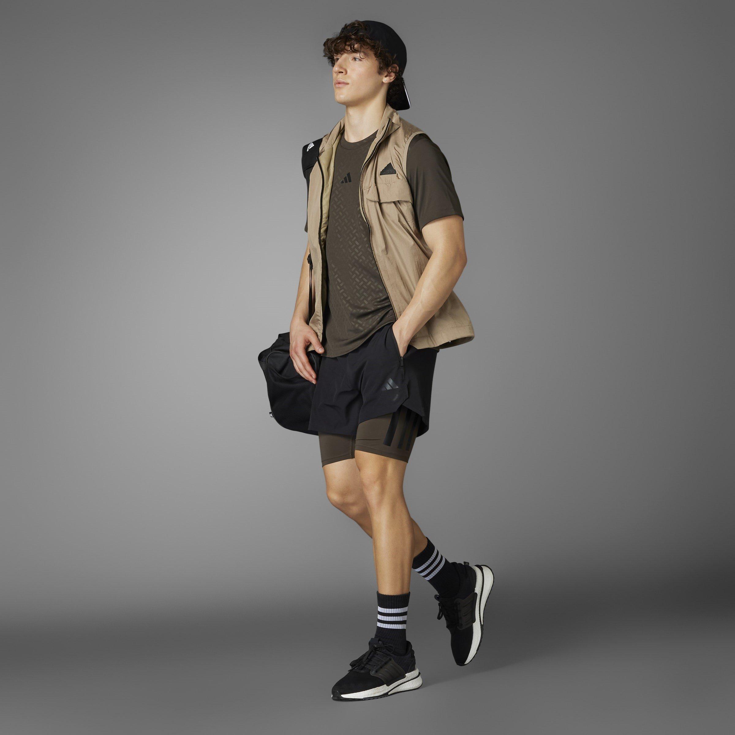 adidas Power Workout Two in One Shorts Mens