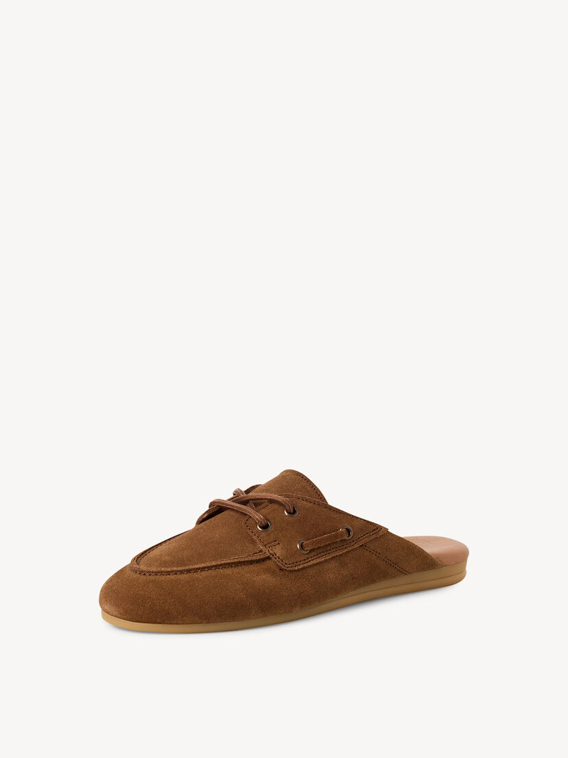 Leren Slipper - bruin
