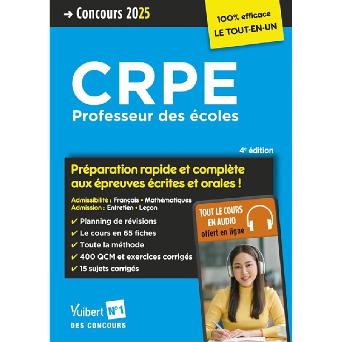 CRPE, professeur des écoles : préparation rapide et complète aux épreuves écrites et orales ! : concours 2025 · Occasion