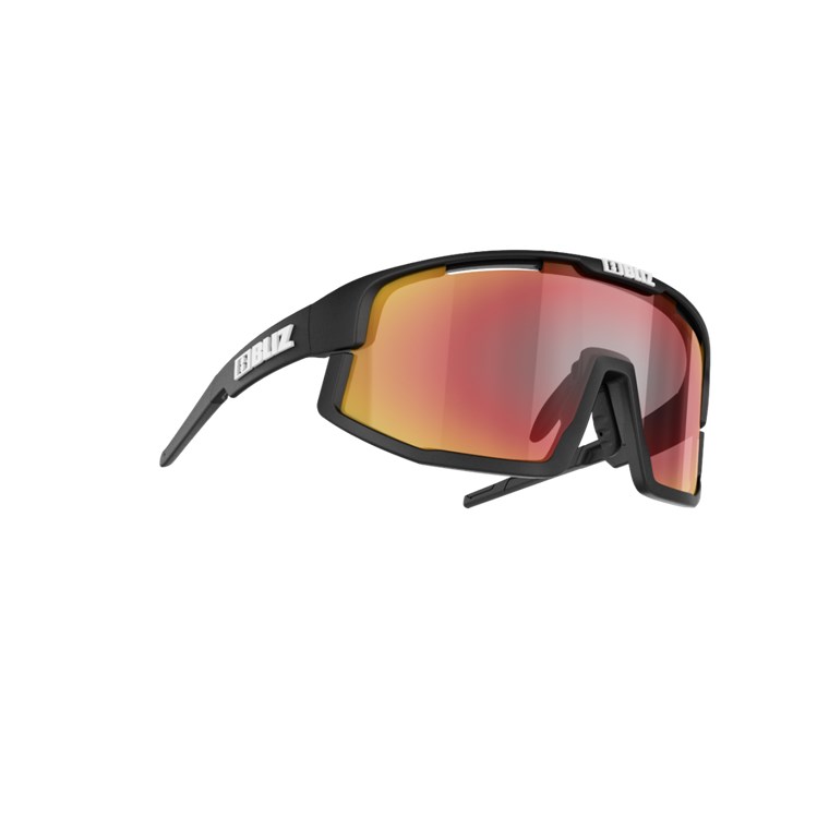 Bliz Vision Matt Black, Smoke With Red Multi