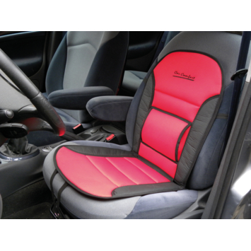 Carpoint Stoelkussen Comfort Zwart/Grijs