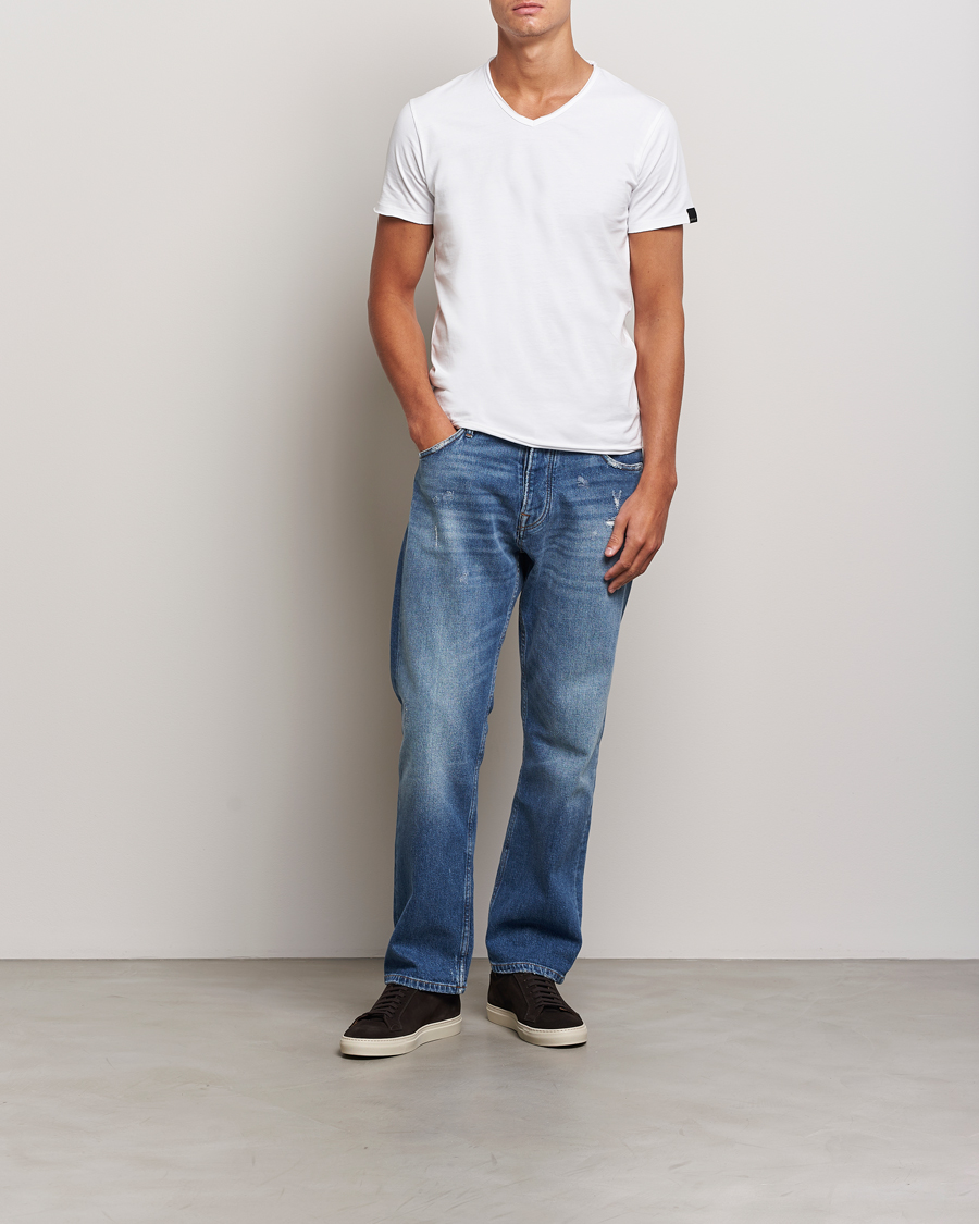 Replay V-Neck T-Shirt White