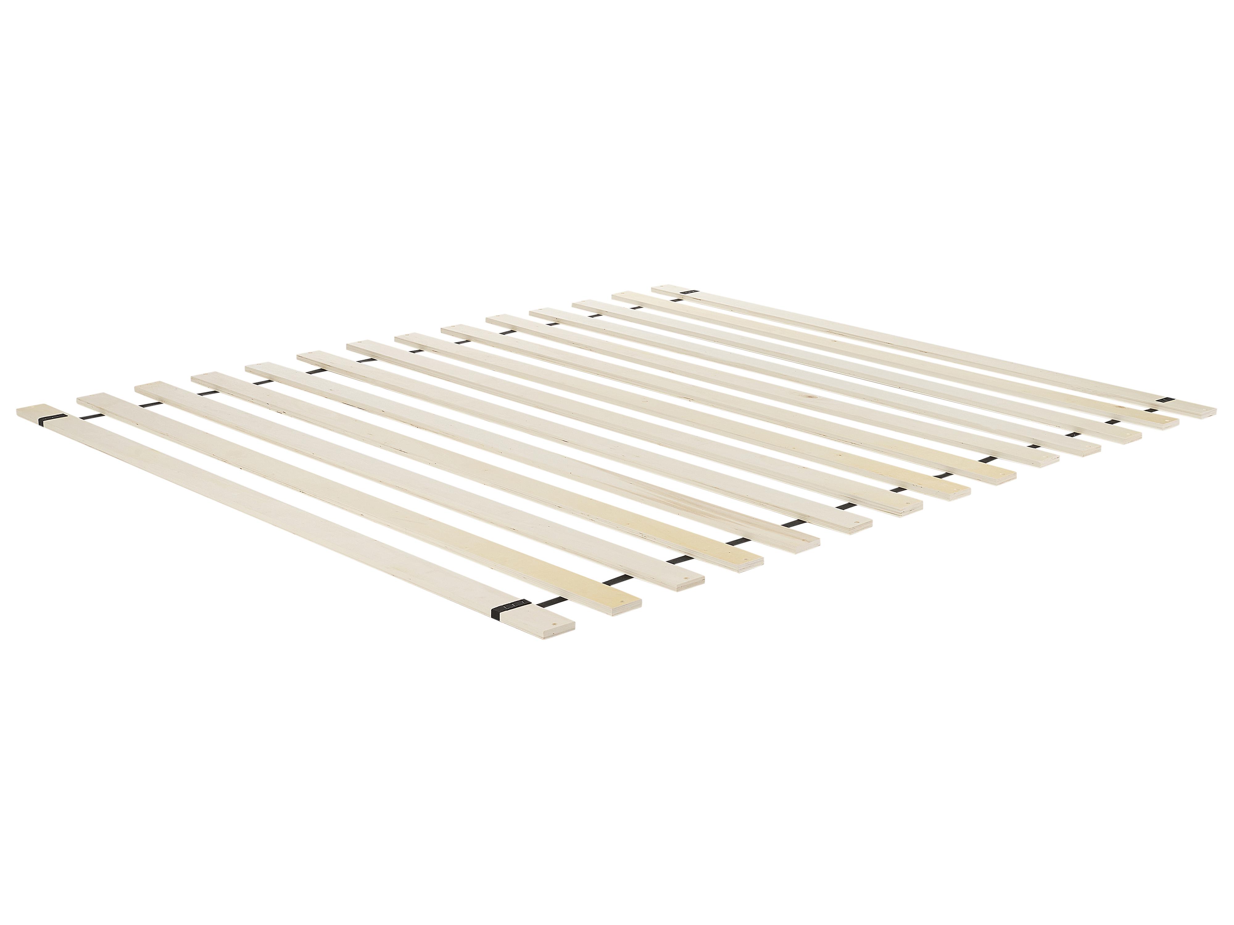 Bed Rotan VARZY 160 x 200 cm Zwart
