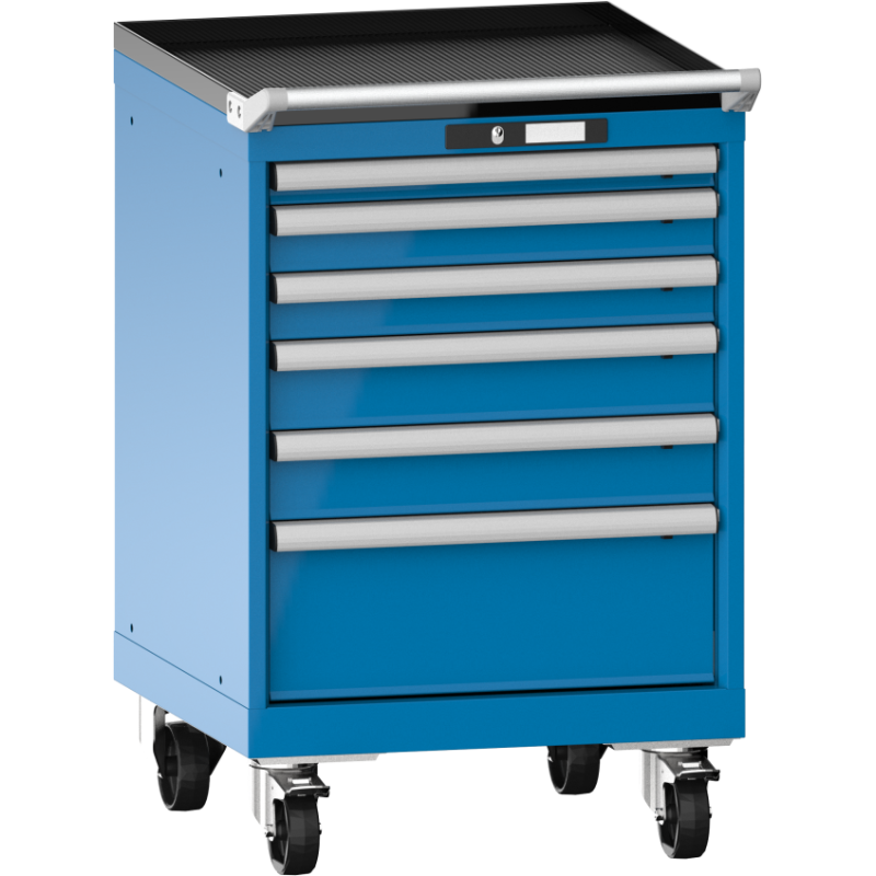 Armoire à tiroirs Lista 27 x 27E  H 89 x L 56,4 x P 57,2 cm 6 tiroirs Key Lock