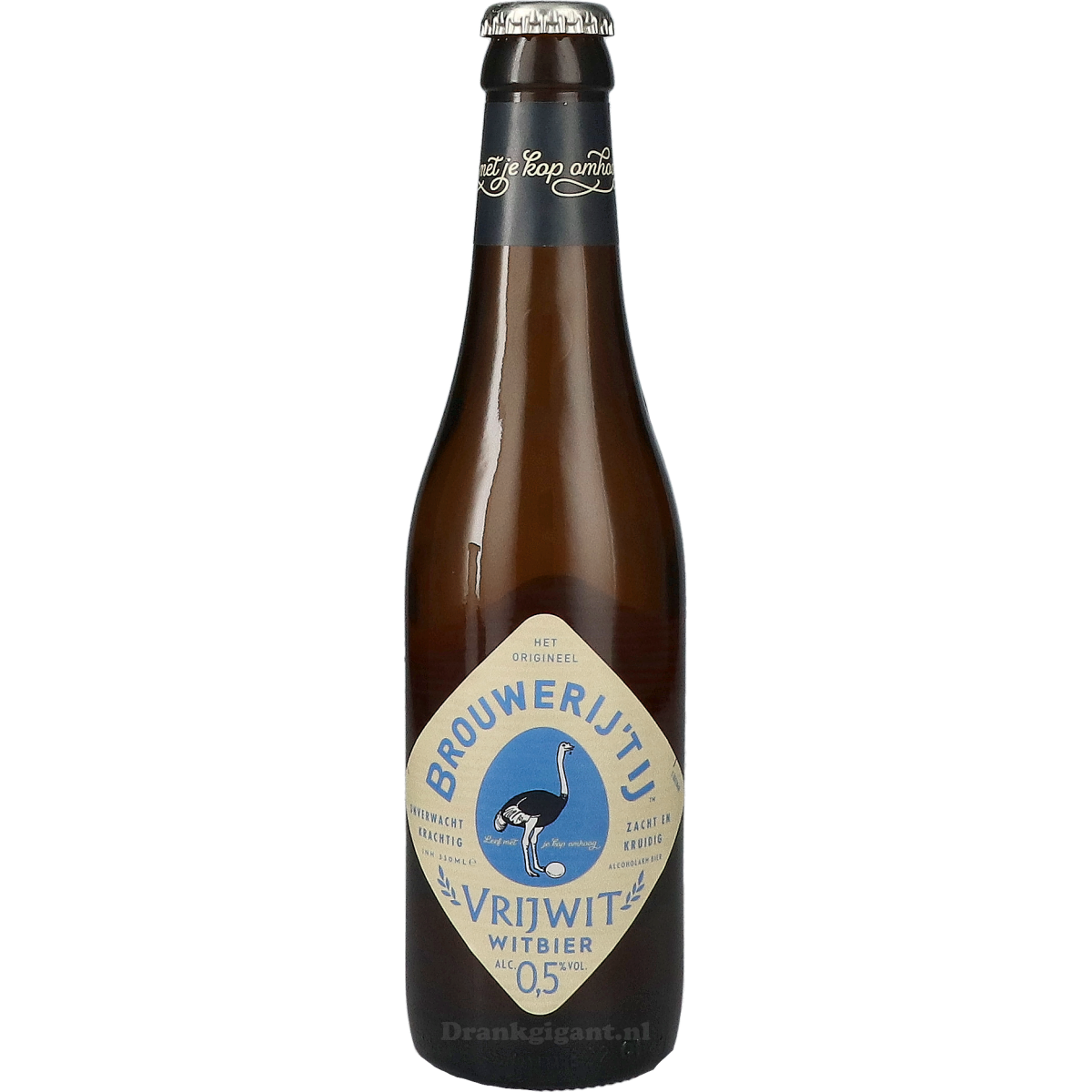 Brouwerij 't IJ Vrijwit Alcoholarm 33 cl