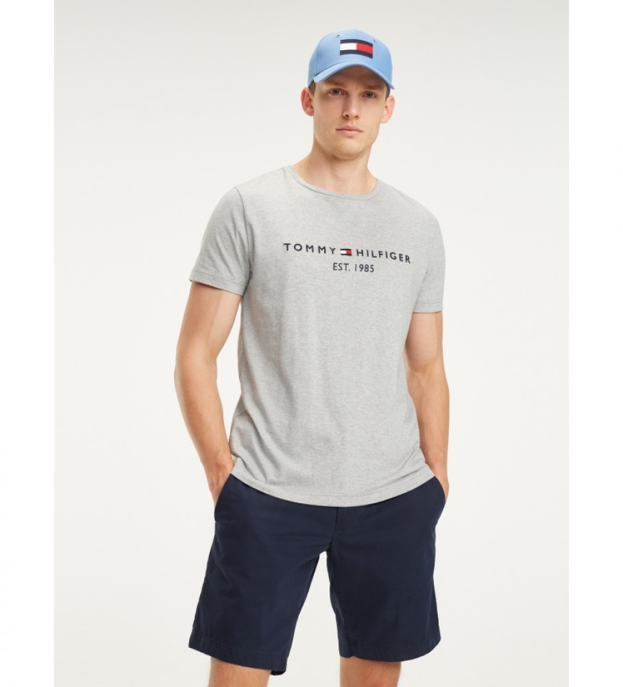 Tommy Hilfiger Camiseta Core Logo cinza