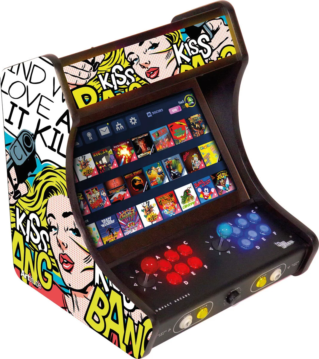 Compact Arcade Expert - Kiss Kiss Bang Bang by Butcher Billy Bornes d'arcade