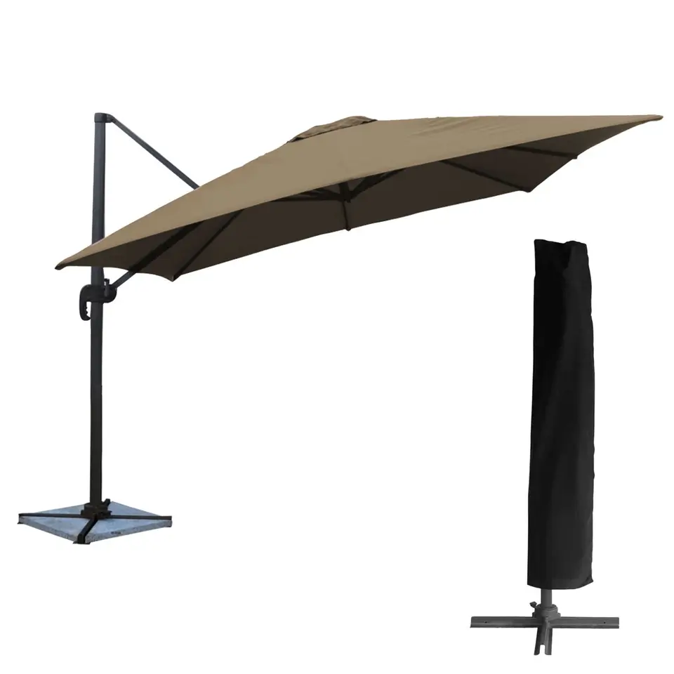 Happy Garden Parasol MOLOKAI - Bruin - Aluminium