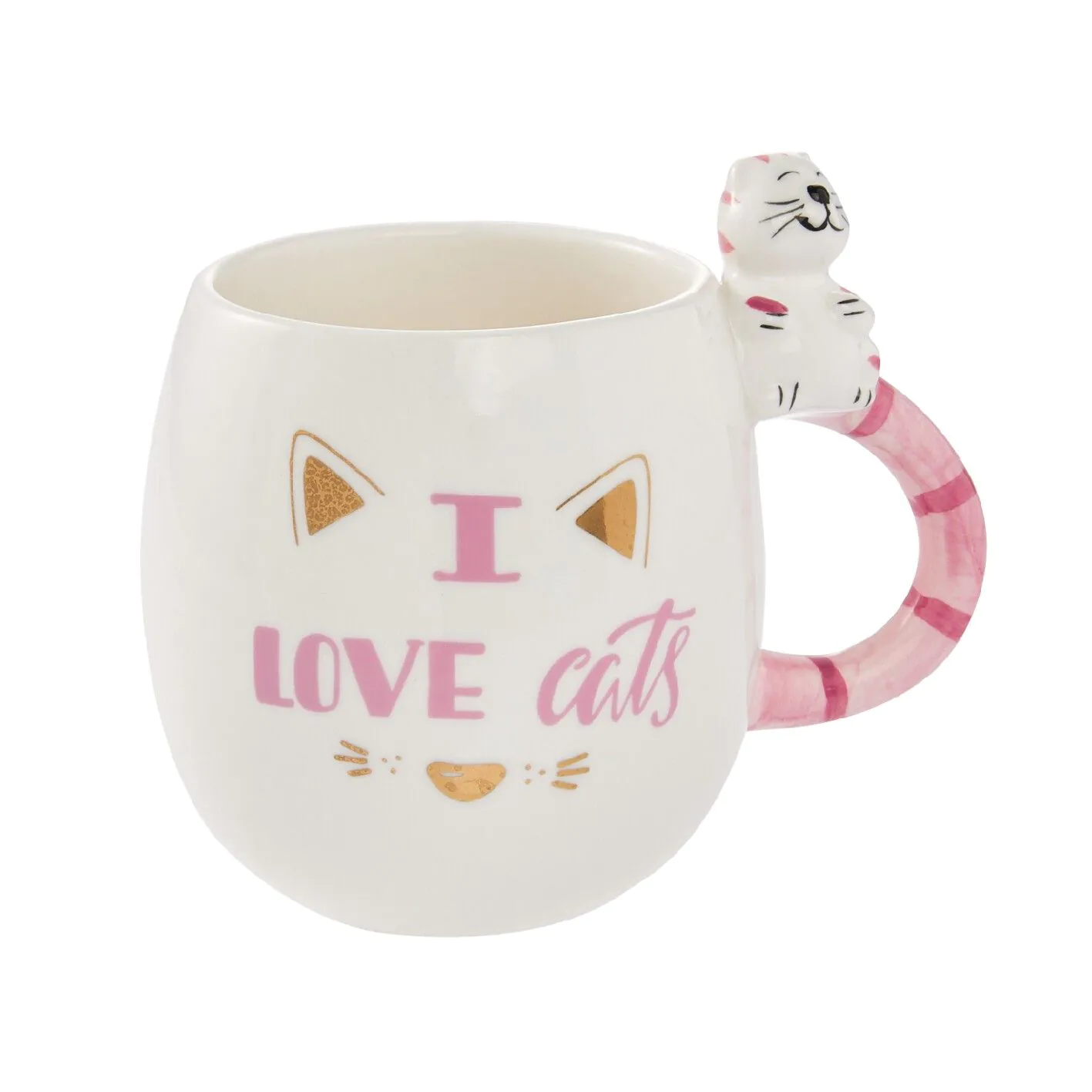 Becher I love cats, 450 ml