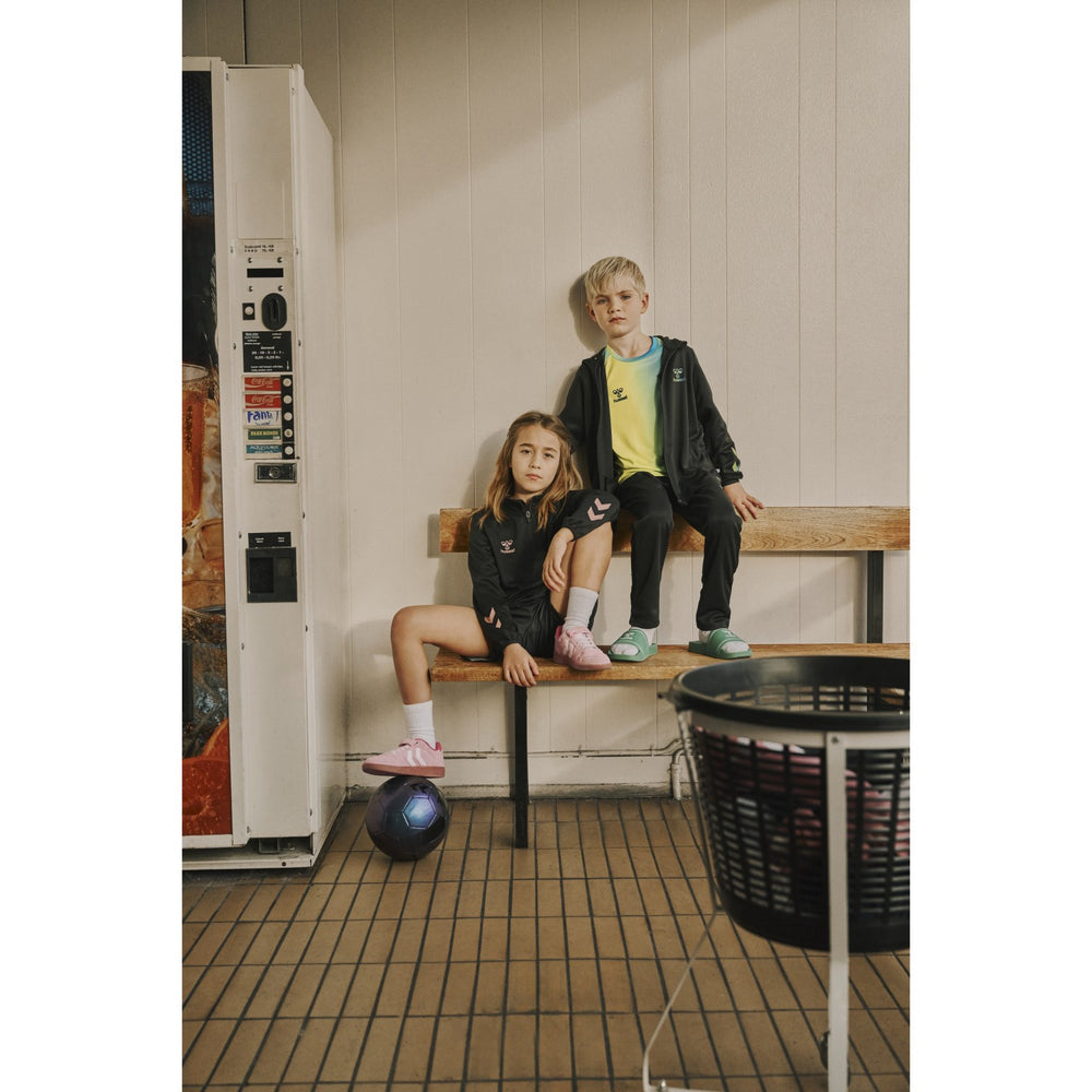 Køb Hummel Black/Bridal Rose Shimmer Half Zip Kids