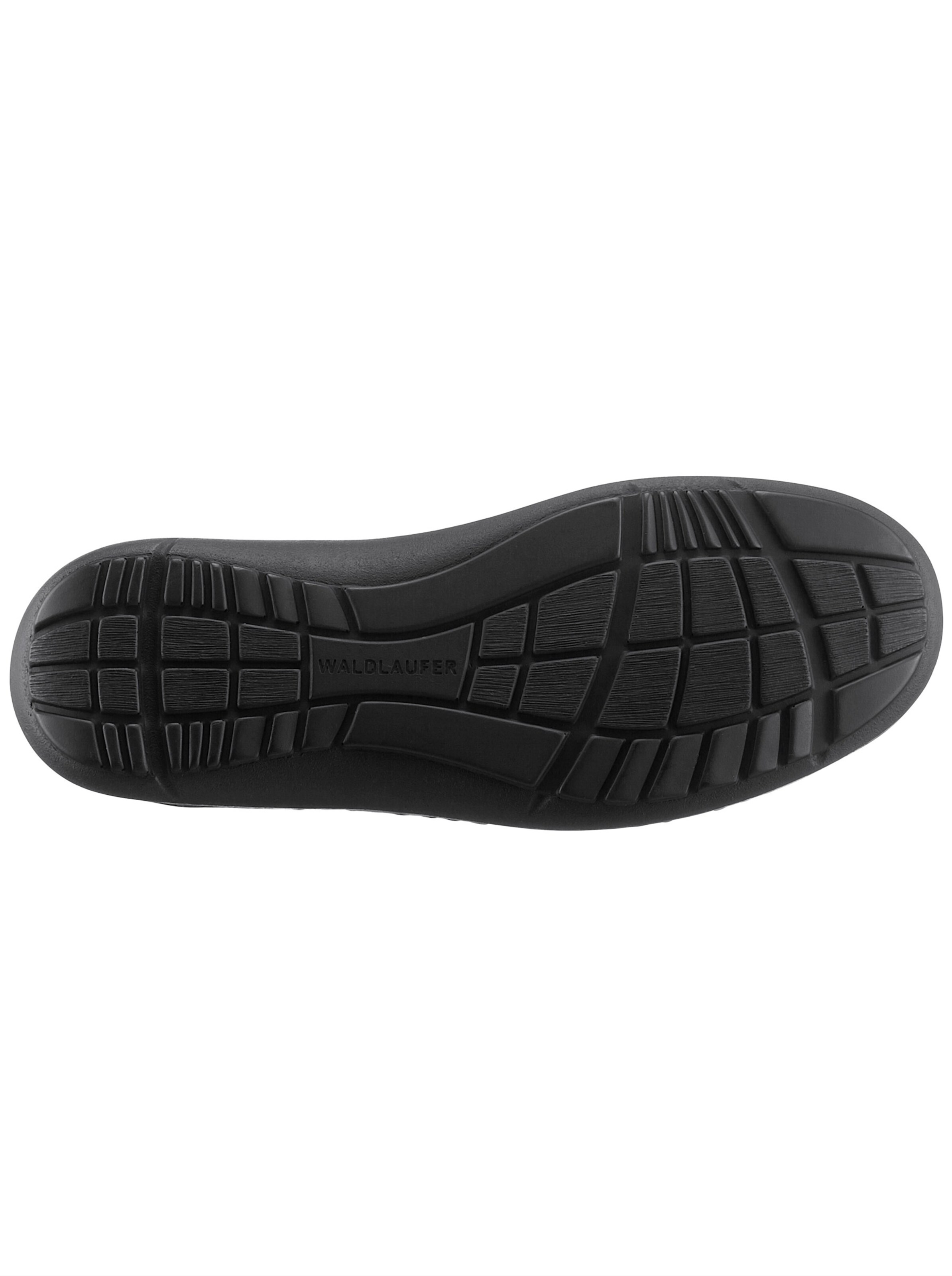 Waldläufer Slipper in schwarz