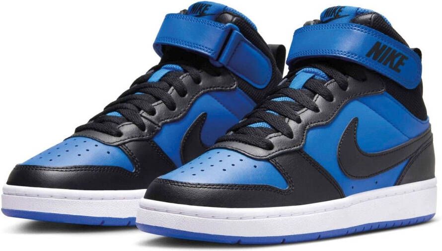 Nike Court Borough Mid 2 Big Sneakers Blue White Kids