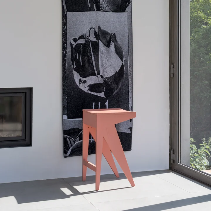 OUT Objekte unserer Tage - Schulz Barhocker 65 cm, Esche, smaragd