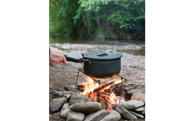 Bo-Camp Camping Topfset Aluminium mit Antihaftbeschichtung 7-tlg.