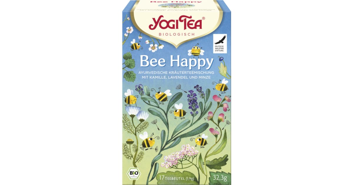 YOGI TEA Bio Bee Happy Limette-Edbeere