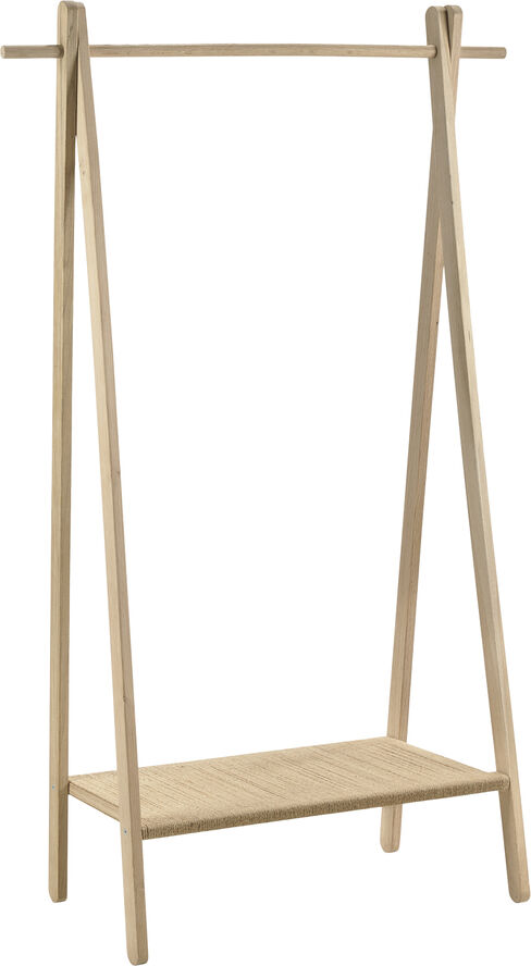Villa Collection Tøjstativ 92x39x153 cm White washed Eg White washed