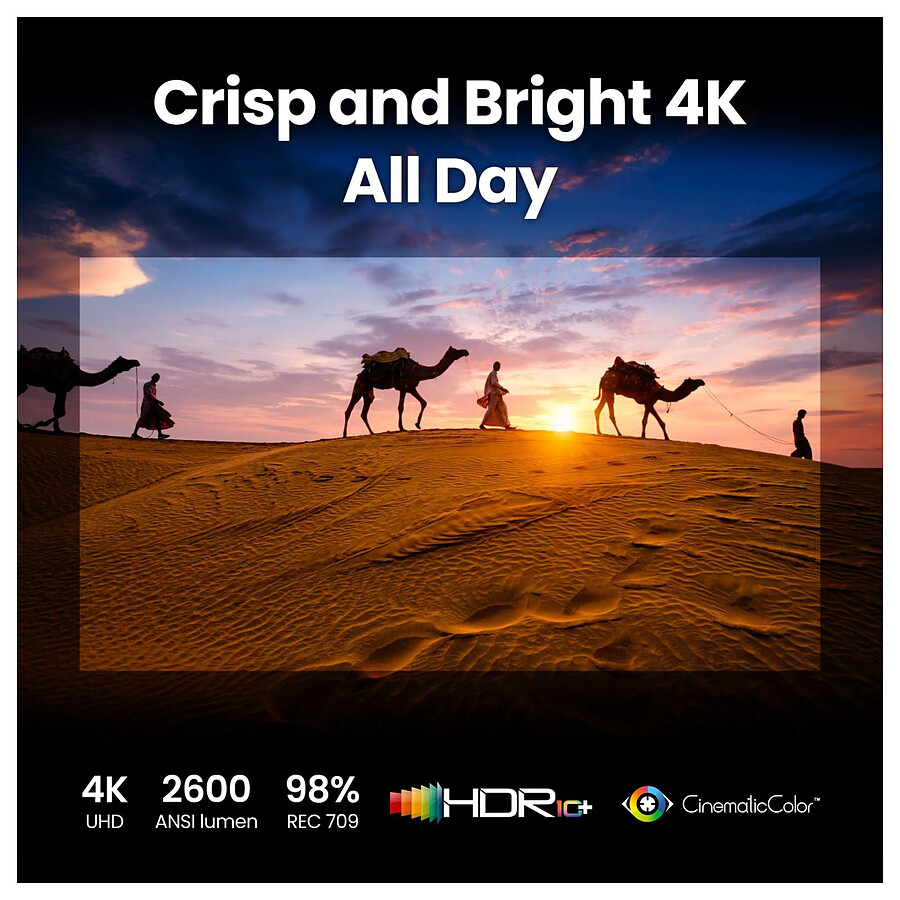 BenQ GP520 - DLP LED UHD 4K - 2600 Lumens