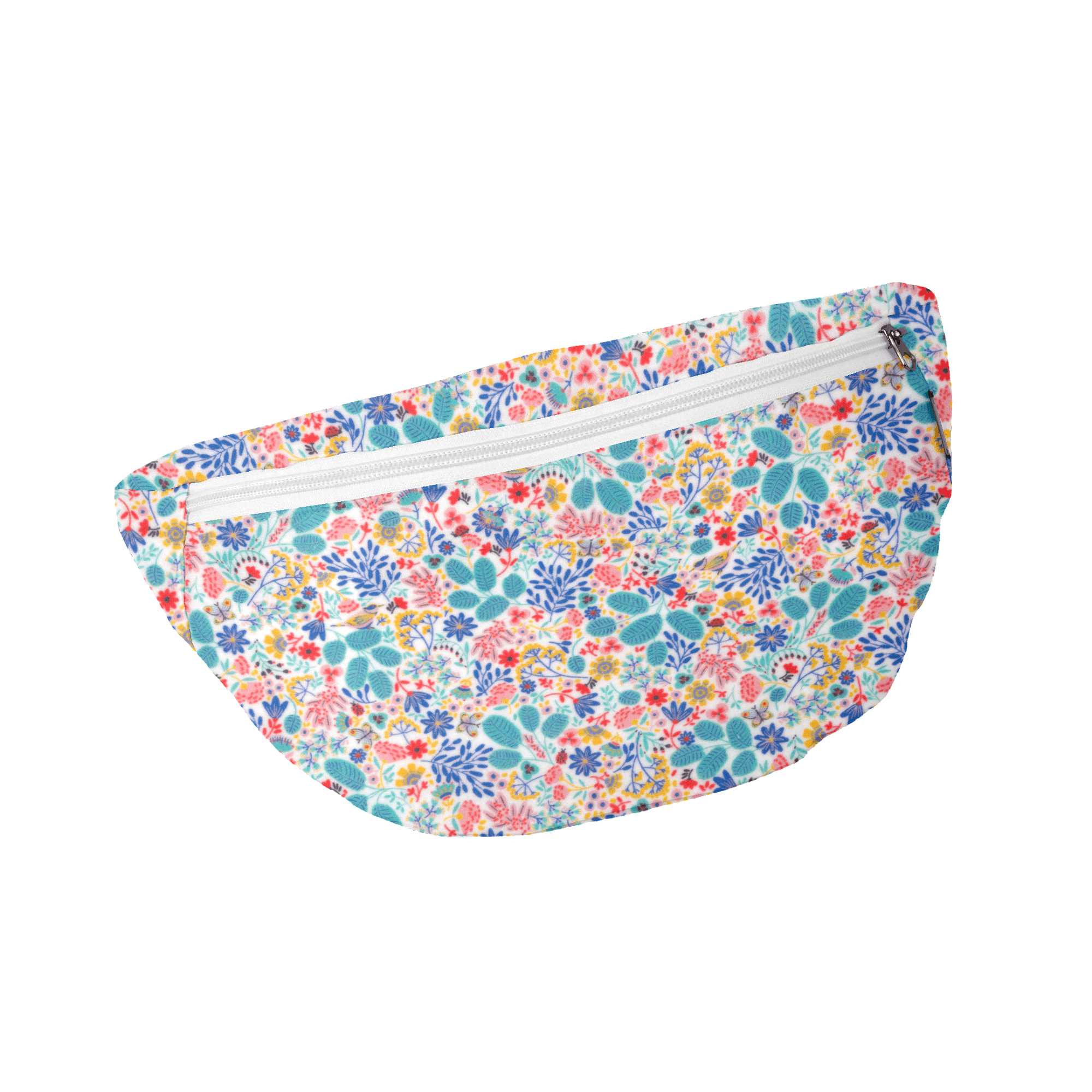 Petit Sac Banane Champêtre Bleuté