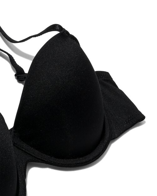 soutien-gorge préformé avec armatures recyclé/micro noir