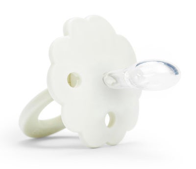 Elodie Binky Bloom Smokk Newborn, Vanilla White