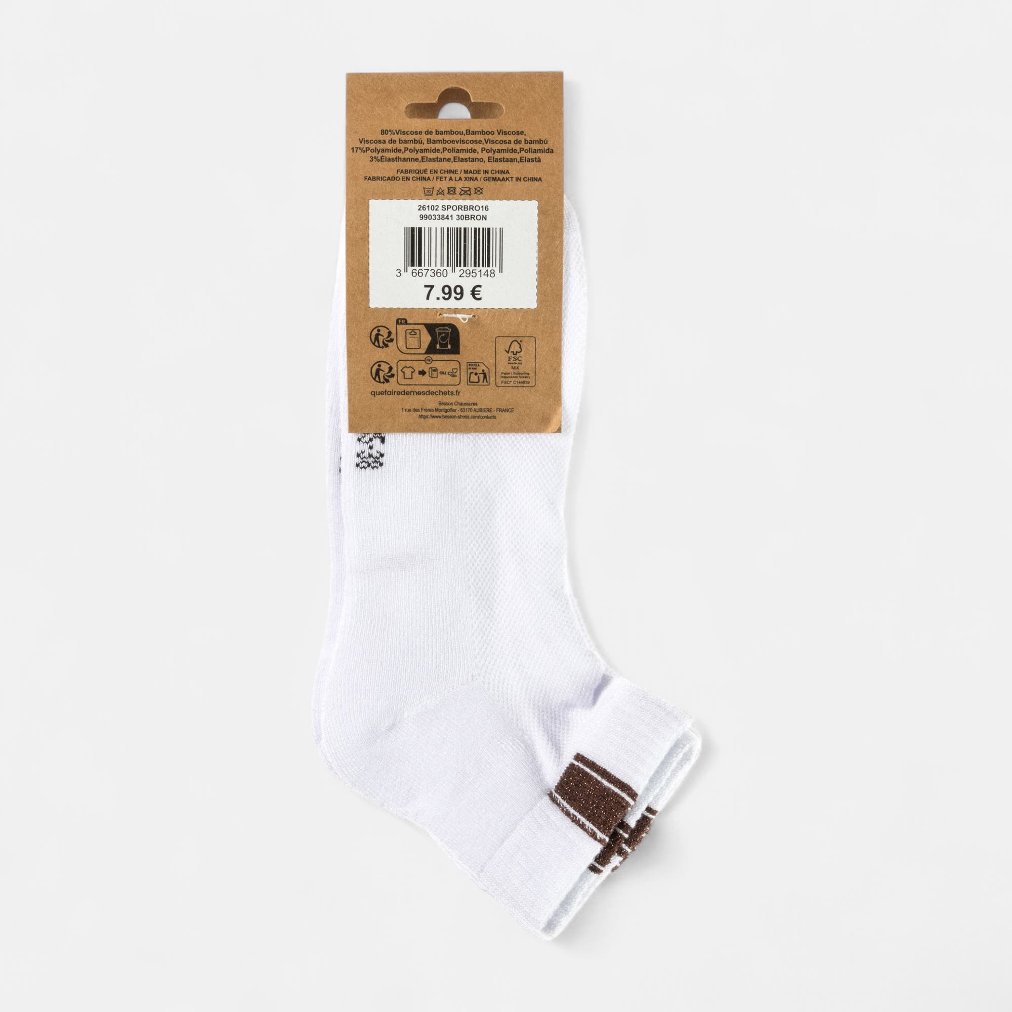 Chaussettes Femme bronze