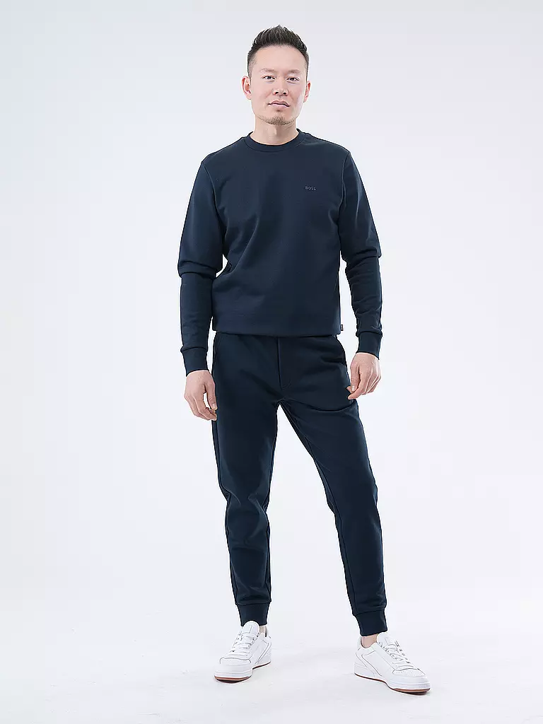 BOSS Sweater STADLER blau