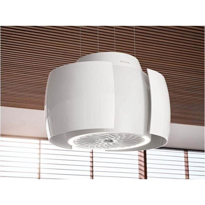 Miele Insel-Dunstabzugshaube DA 7378 D Aura4.0 Ambient Brilliantweiß