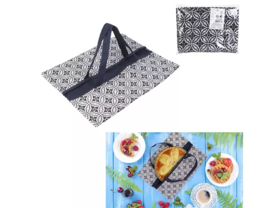 Sac de transport à tartes & gâteaux - Bleu - L 42 cm