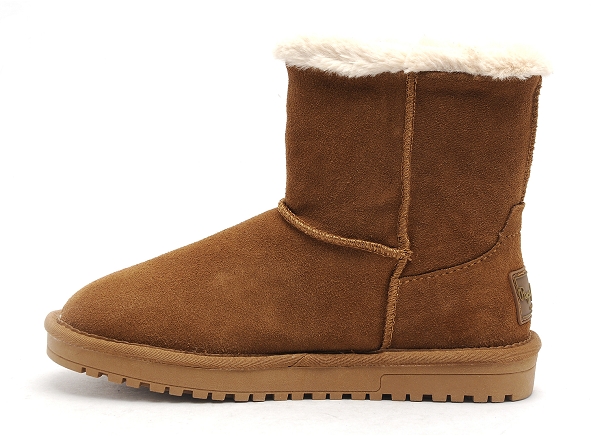 Pepe jeans boots bottine plates femme diss fresh w pls50500 marron