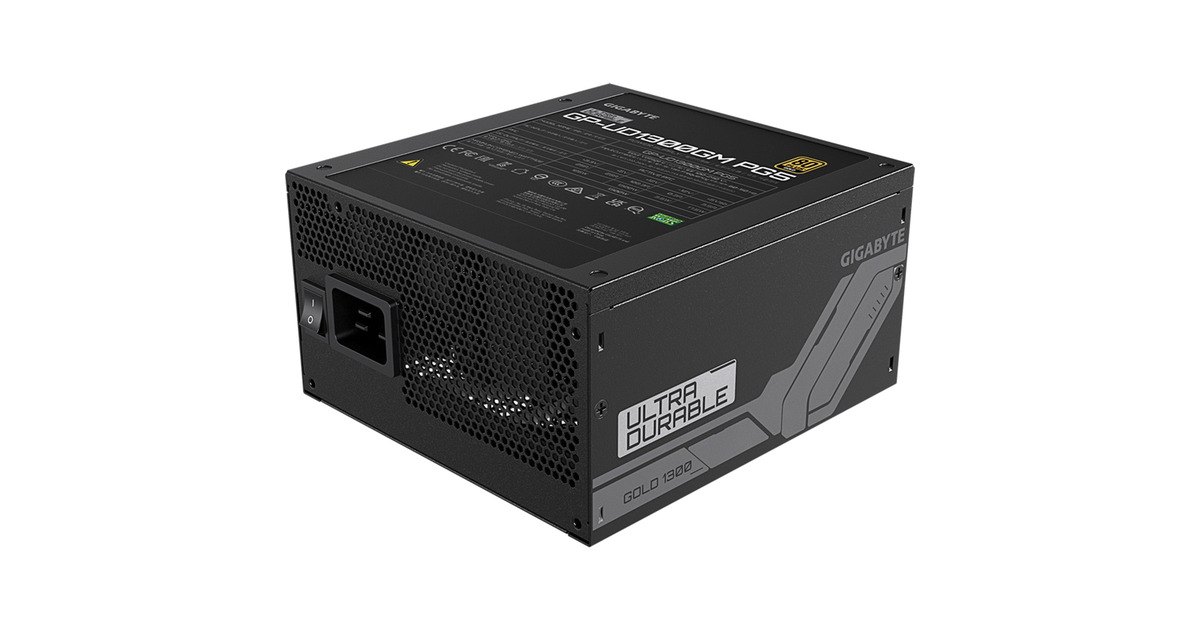 GIGABYTEGP-UD1300GM PG5 modulaire 1300 watt voeding   (Zwart, 8x PCIe)