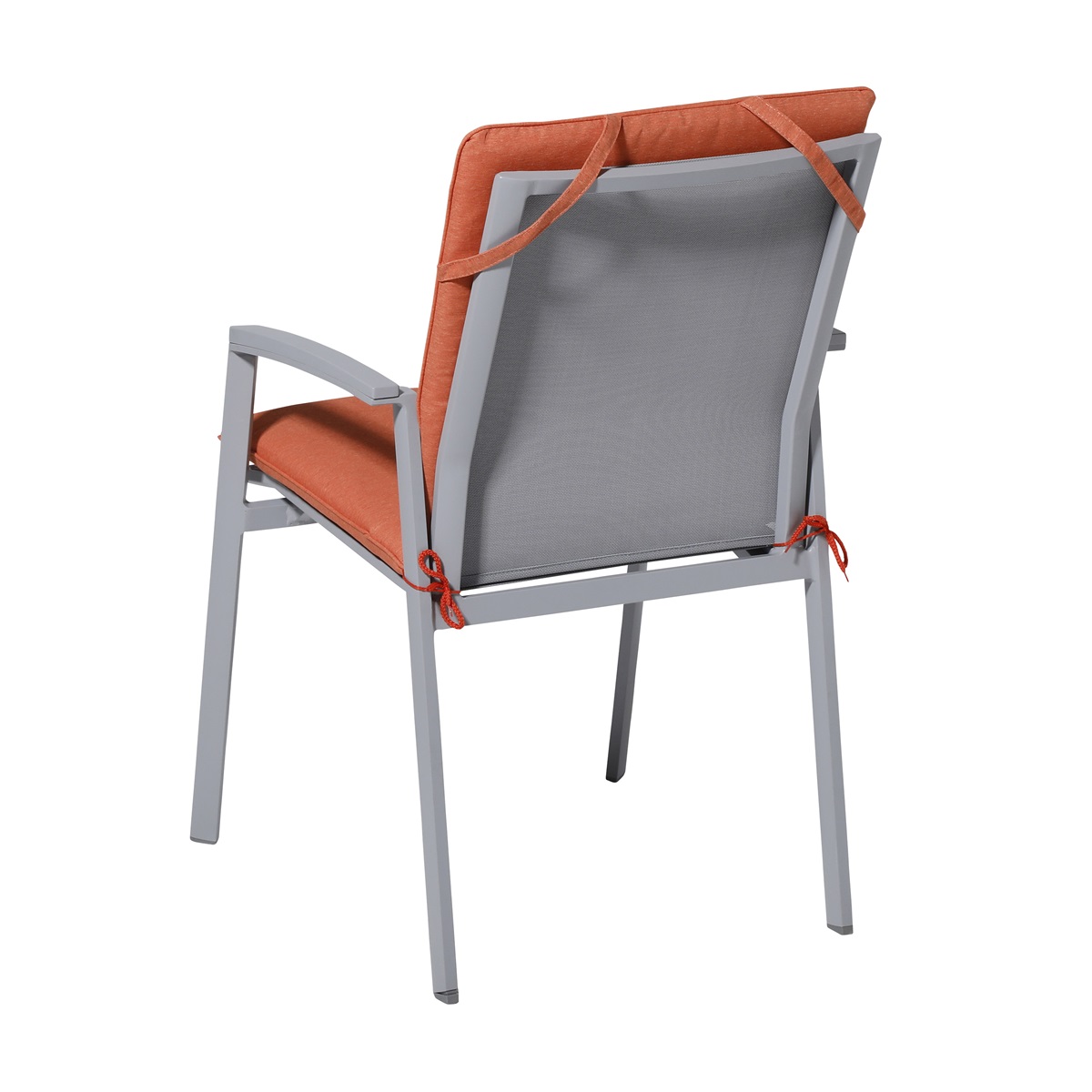 Madison Panama flame orange Stapelstoelkussen - Set van 4