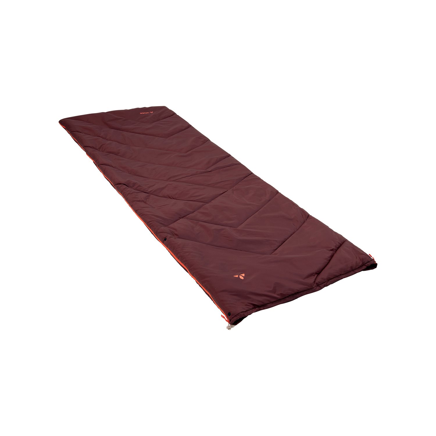 Vaude Navajo Sleepingbag 100 II SYN Zip Left dark cherry
