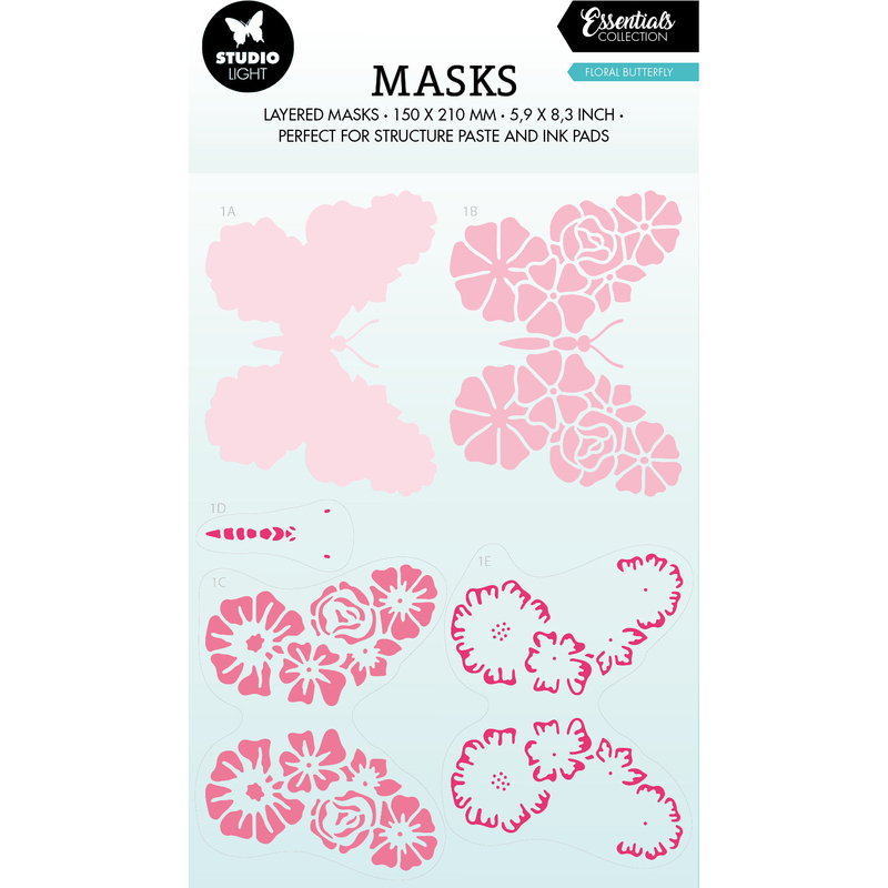 SIZZIX Bastelmaske Schmetterling