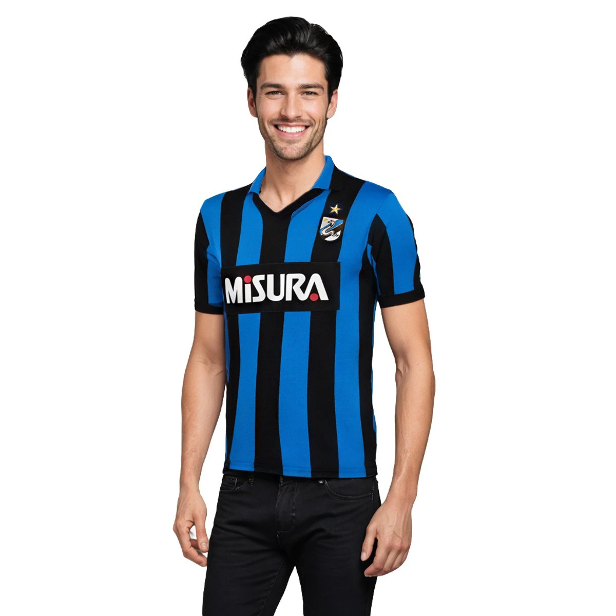 T-Shirt COPA Fc Internazionale Primeiro Equipamento 1986