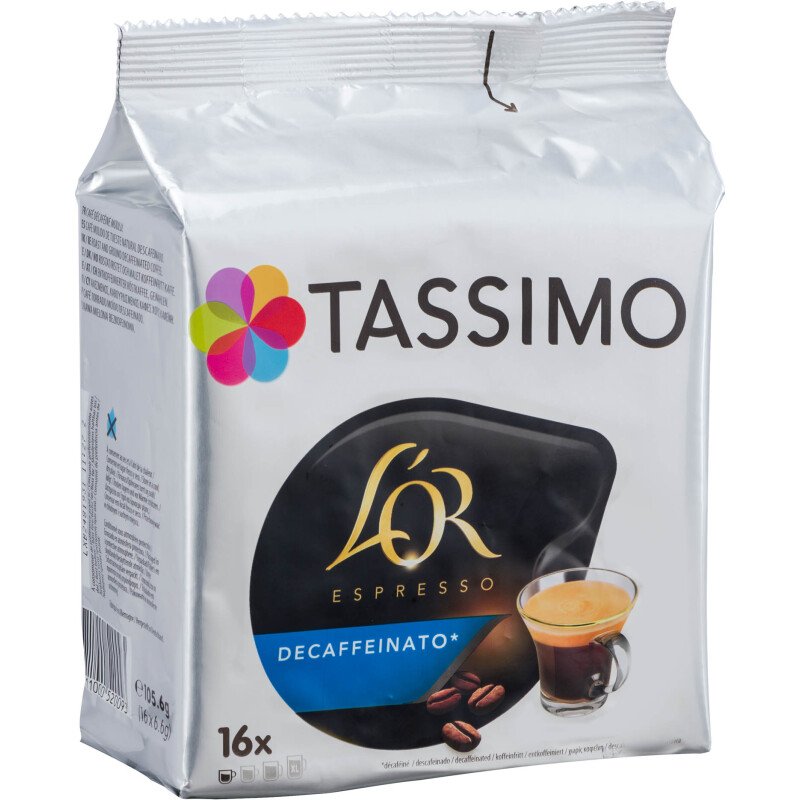 Capsules de café Tassimo L'Or Espresso Decaffeinato - Paquet de 16