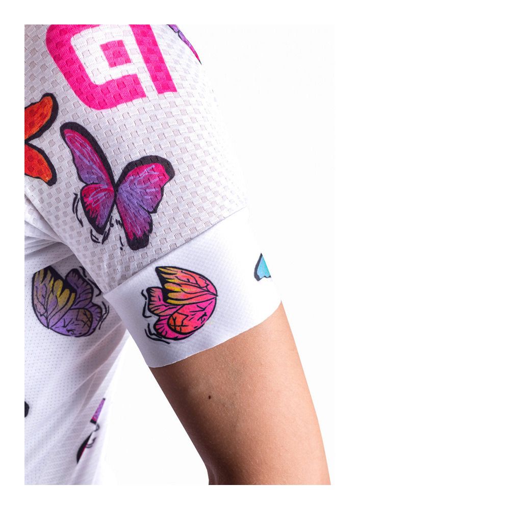 Ale BUTTERFLY - Maillot Femme bianco/white