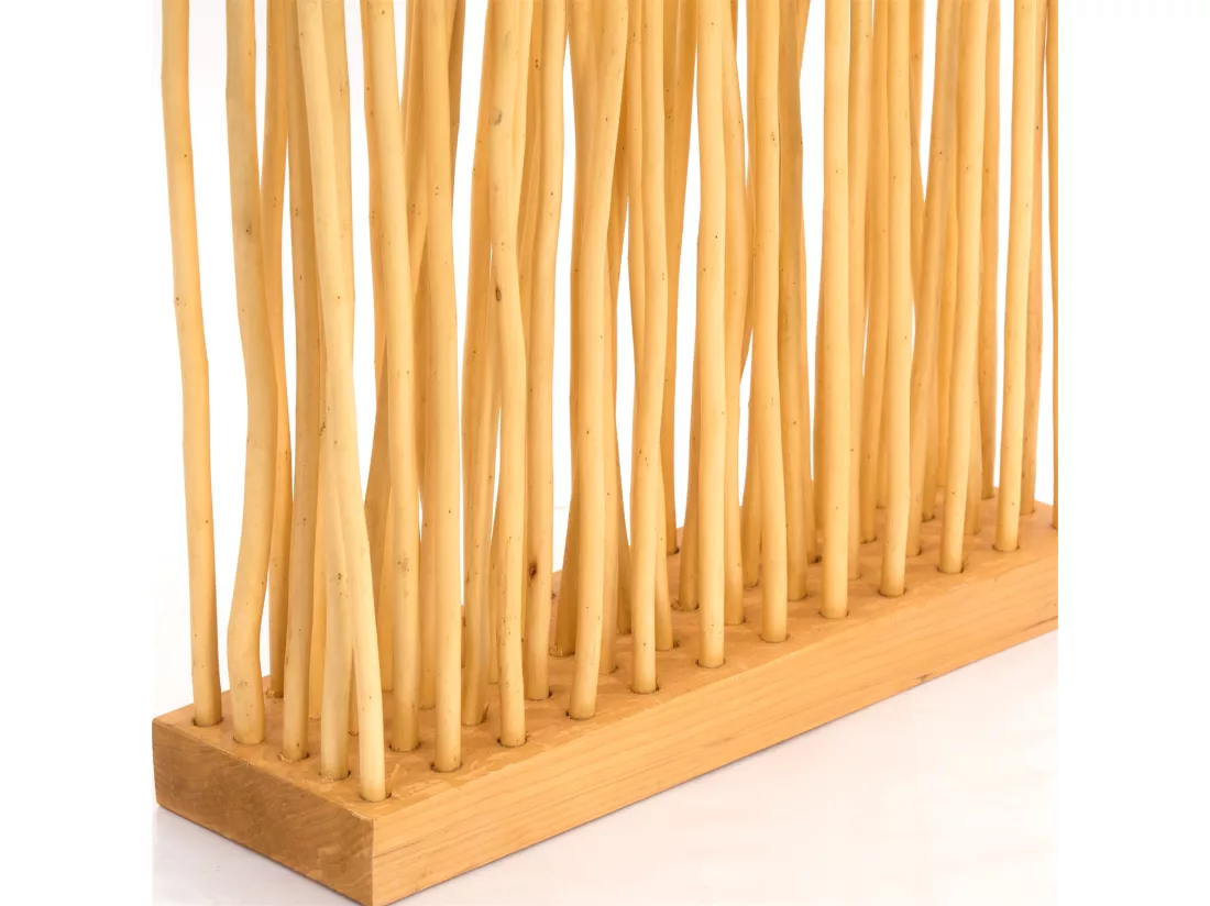 PARAVENT VAGUE Branches de saule honigfarben