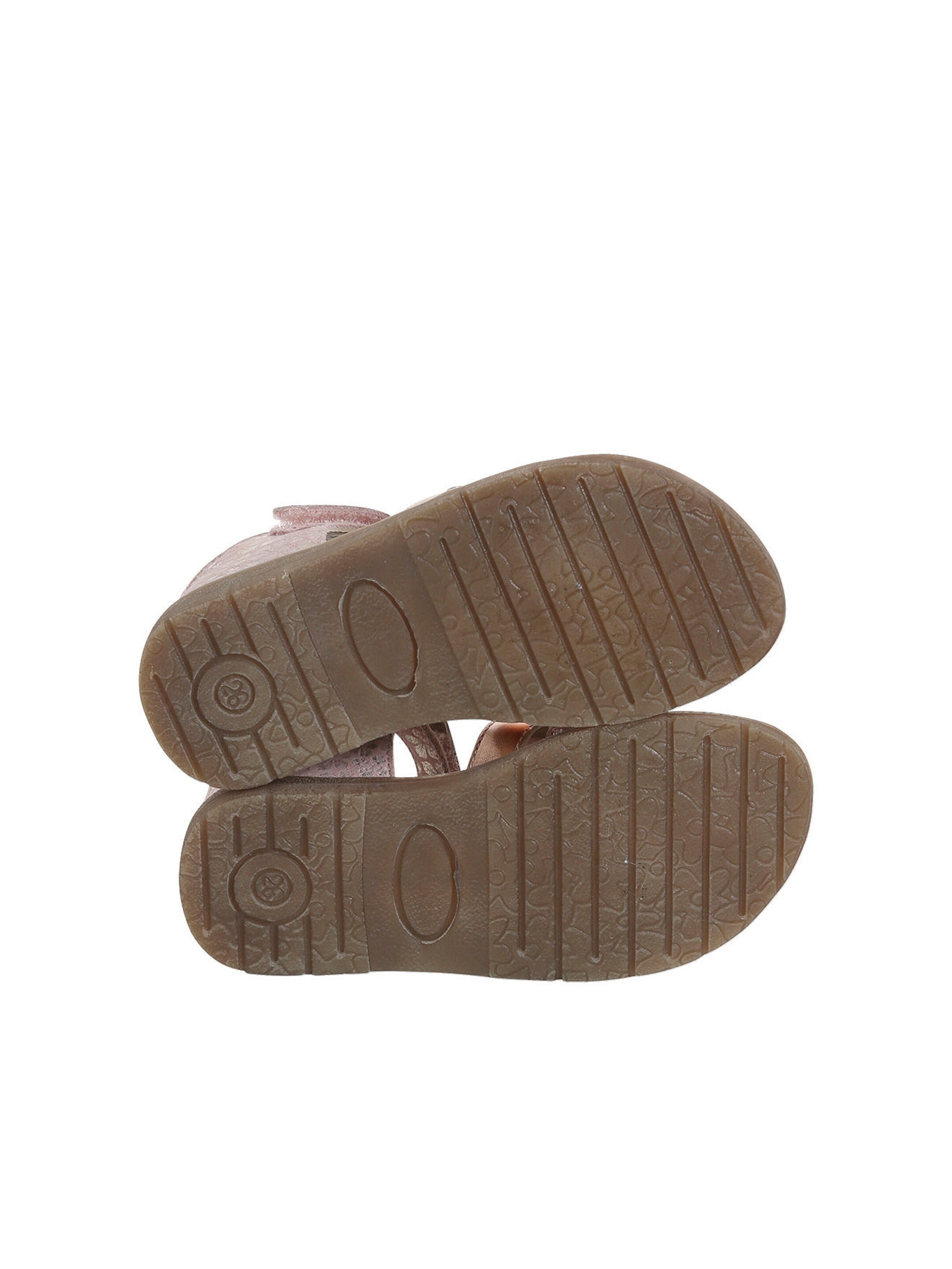 Vertbaudet Kinder Leder-Sandalen mit Anziehtrick, hinten geschlossen set rosa