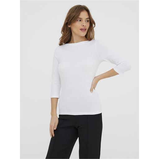 Vero Moda Panda Modal Bluse, Bright White, XL