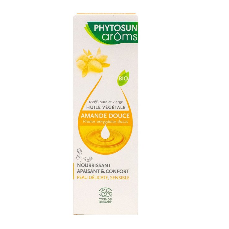 Huile végétale amande douce végétale bio 50ml