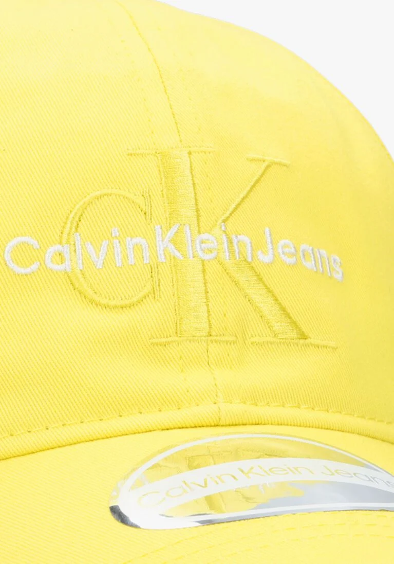 CALVIN KLEIN gele calvin klein pet monogram cap