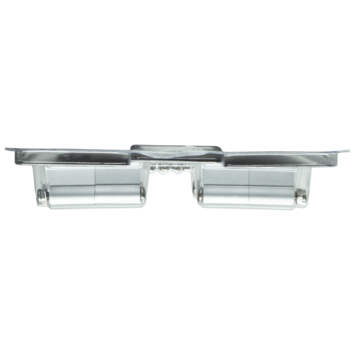 StoreMax clip schuine kap metaal zilver 4 stuks