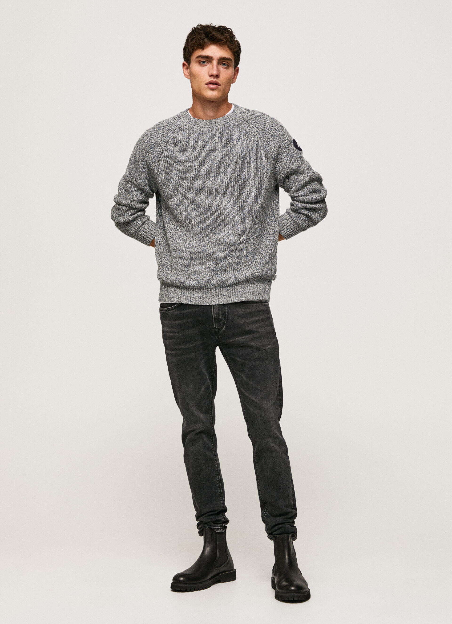 Calça jeans Stanley, corte e cintura regulares - jeans