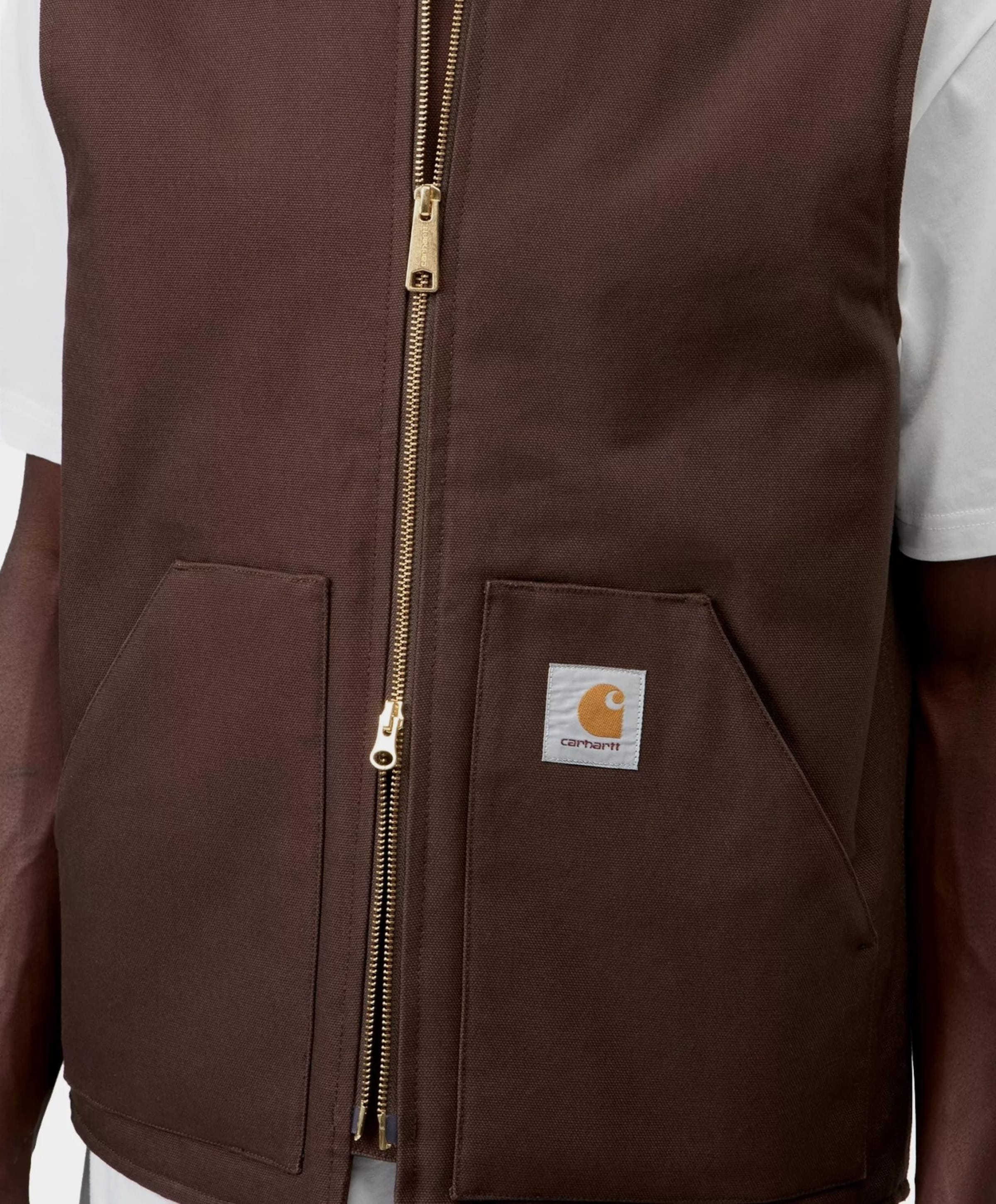 Carhartt WIP Heren bodywarmer bruin