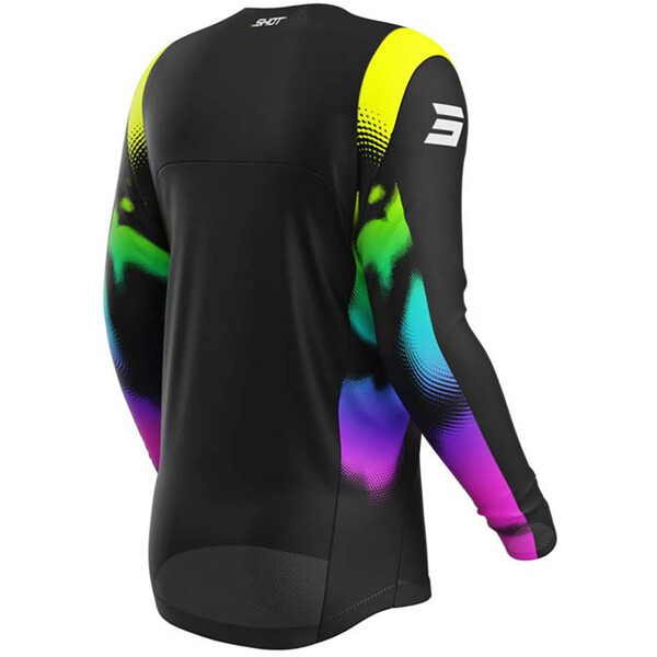 Shot - Maillot enfant Contact Kid Nitro Noir / Jaune / Rose / Vert / Turquoise