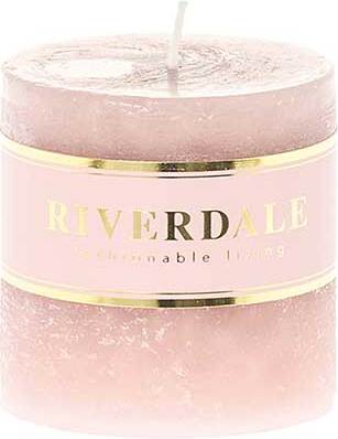 Riverdale stompkaars Pillar roze 30 uur D 7 H 7 cm